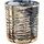 creativ home Windlicht Kerzenhalter LEOPARD Glas goldfarben