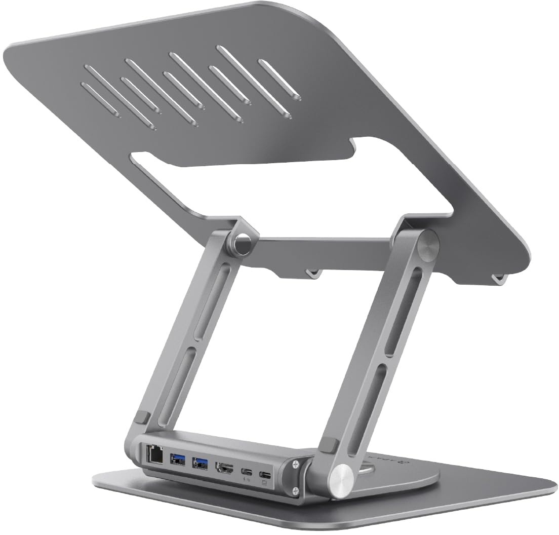 ADAM elements CASA Hub Stand Pro Aluminium Laptop Ständer mit integriertem 6in1 Hub
