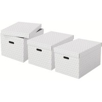 Esselte Home 34,5 x 29,5 x 50 cm 3-tlg. weiß