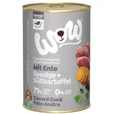 wow.pet Senior Ente mit Seealge 12 x 400 g