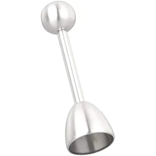 Rosenstein & Söhne Eierköpfer und Eieröffner aus Edelstahl, für harte und weiche Eier