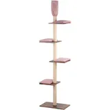 Silvio Design Katzenbaum Lexie 60 x 36 x 260 cm rosa