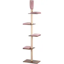 Silvio Design Katzenbaum Lexie 60 x 36 x 260 cm rosa