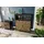 MASSIVMOEBEL24.DE Highboard 120 x 145 x 45 cm Schwarz