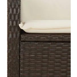 vidaXL Gartenbank 58 x 93 x 58 cm Braun