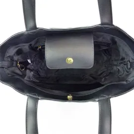 Valentino Ocarina Shopper Polyurethan Black