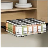 ZDDLOINP Gewürzregal Ausziehbar 0 x 0 x 0 cm Schwarz