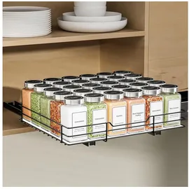 ZDDLOINP Gewürzregal Ausziehbar 0 x 0 x 0 cm Schwarz