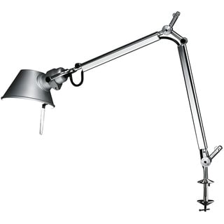 Artemide Tolomeo Micro Table aluminium mit Tischklemme