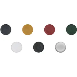 Bi-Office 25 mm Runde Magnete - Gemischte Farben, Packung mit 10