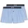 Boss Ew Boxershorts 2 Einheiten Open Blue M