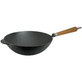 RONNEBY BRUK Maestro Wokpfanne, Ø 32 cm, mit Eichenholzgriff