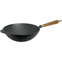 RONNEBY BRUK Maestro Wokpfanne, Ø 32 cm, mit Eichenholzgriff