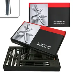 60tlg. Justinus Style Art Komplett-Besteckset für 12 Personen - 630-310