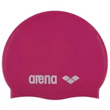 Arena Classic Jr Silikon Badekappe Fuxia-weiß Einheitsgröße