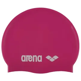 Arena Classic Jr Silikon Badekappe Fuxia-weiß Einheitsgröße