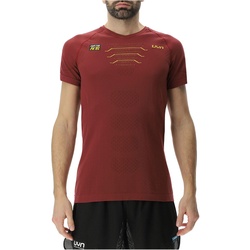 UYN Candela Winged Padelshirt Herren R768 - carmin/yellow L