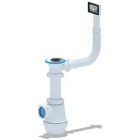 Belvit Waschbecken Siphon Überlauf 1 1/2" Ø40mm