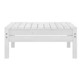 vidaXL Gartenhocker 65,3 x 23,4 x 28,5 cm weiß 1 St.