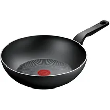 Tefal Recycled On Wokpfanne 28 cm, 100% recyceltes Aluminium, Antihaftbeschichtung, Induktion, Spülmaschinenfest, Schwarz, C2971932