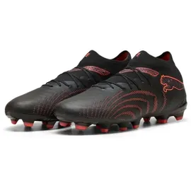 Puma Future 9 Pro AG/FG Herren Schwarz/Leuchtendes Rot/Starkes Grau 42,5