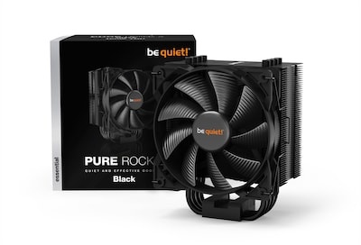 be quiet! Pure Rock 2 CPU Kühler für Intel und AMD, schwarz