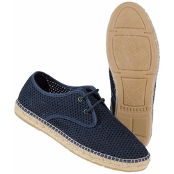 Espadrij Herren Sneakers Blau einfarbig - 40