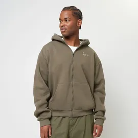Karl Kani Small Signature Essential Oversized Zip Hoodie - braun - S