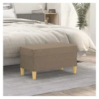 VidaXL Sitzbank Taupe 70x35x41 cm Stoff