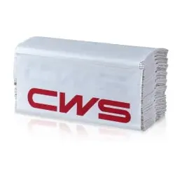 CWS Exklusiv Faltpapier, 2-lagig, hochweiß C270000 , 1 Karton = 24 x 125 = 3000 Blatt