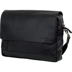 ALASSIO Schultertasche ORO, Leder, schwarz