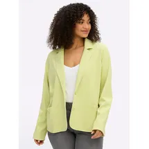 sheego Sweatblazer in pistazie | Gr.: 58