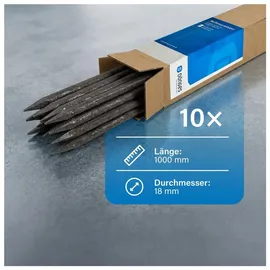 Dönges Schnureisen 1000 x 18 mm 10er Pack