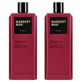 MARBERT Man Classic Duschgel Bath & Shower Gel 2 x 400 ml