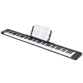 Costway Home-Keyboard, faltbar, 88 Tastatur, Bluetooth, mit Tragetasche schwarz
