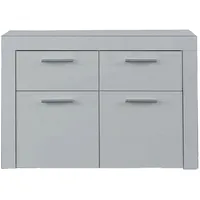VCM ebuy24 Alma Schuhschrank 2 Türen 2 Schubladen Wandhängend