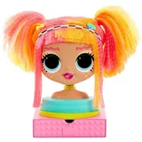 LOL Surprise OMG Stylingkopf mit Aufsteckhaar für endlose Frisuren - 30 Überraschungen & Accessoires - Neonlicious