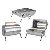 Haushalt International Edelstahl Picknick Grill Campinggrill zusammenklappbar 60008