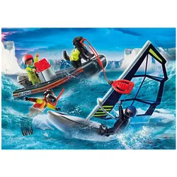 Playmobil Polarsegler-Rettung mit Schlauchboot