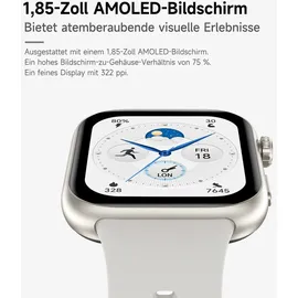 Honor Watch 2i BT 49,70 mm Gehäuse weiß Sportarmband weiß M