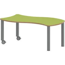 Tisch ZALOTTI mit Linoleum-Belag