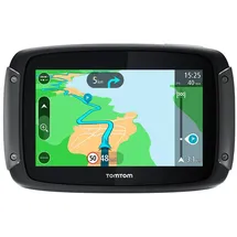 TomTom Rider 50 Motorrad-Navi (4,3 Zoll, mit kurvigen und bergigen Strecken speziell für Motorräder, Updates über Wi-Fi, 3 Monate TomTom Traffic und Radarkameras, 23 Länder Westeuropas)