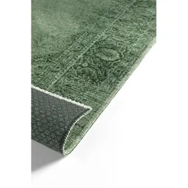 tesso living Vintage-Teppich, Grün, 195 X 280 cm & Böden, Teppiche, Vintage-Teppiche