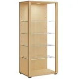 VCM Holz Glas Stand Vitrine Sammelvitrine Glasol lll