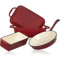 Mahlzeit 3-teiliges Gusseisen Set | Ø 24 cm, 1,6