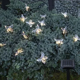 MARELIDA LED Lichterkette Kunststoff L: 2,8m 15-flammig transparent