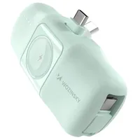 Wozinsky Mini-Powerbank mit integriertem USB-C-Kabel und Apple Watch Ladegerät