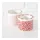 Boltze Sturmaschenbecher Fleur rot weiß Blütendekor H.7 cm Dolomit Stückpreis