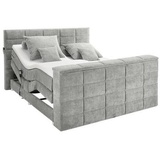 Stella Trading DENVER Boxspringbett Schlamm - Bequemes Doppelbett mit unterschiedlichen Härtegraden, Schlafzimmer, Betten, Doppelbetten