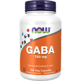 NOW Foods Gaba 750 mg Kapseln 200 St.